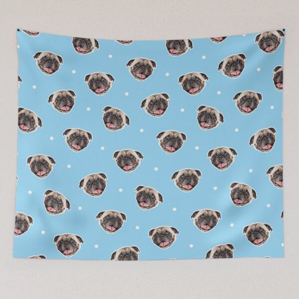 Item preview, Pug Pattern Design designed and sold by Eliza Fortney.