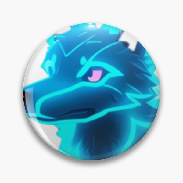 Item preview, Blue wolf dog neon light designed and sold by KorArtStudio.