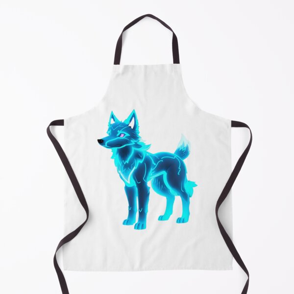 Item preview, Blue wolf dog neon light designed and sold by KorArtStudio.