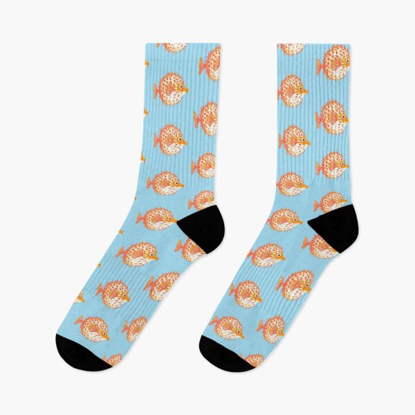 Item preview, Orange Puffer Fish (aka Blowfish) designed and sold by BrightTide.