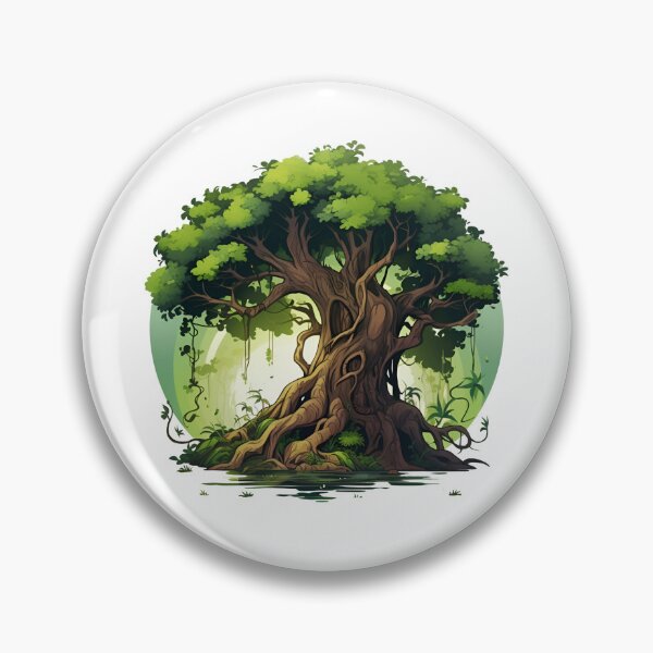 Artikelvorschau, Cartoon-künstlerischer Stil, riesiger Baum, Malerei, Zeichnung, Logo-Aufkleber, Wandkunst, Kunstdrucke und mehr entworfen und verkauft von Kevin Lou.