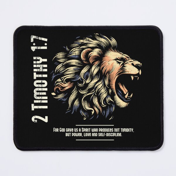 Item preview, Print Christian 2 Timothy 1:7 motivational, bible, Christ, Jesus designed and sold by dakaseli.