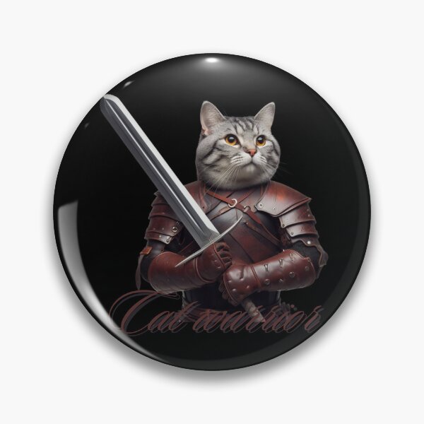 Item preview, Cat slave -  Cat warrior - A cat wearing a leather armor and holding a two-handed greatsword designed and sold by mamacub.