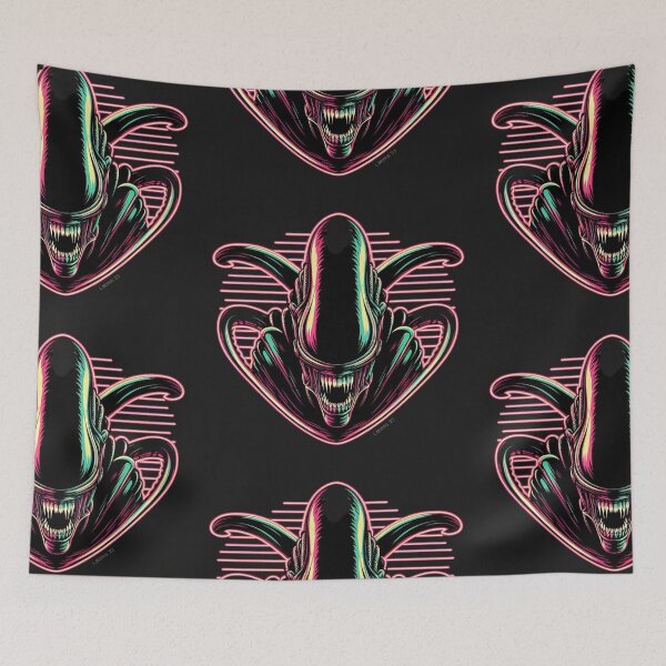 Item preview, Retro Neon Xenomorph designed and sold by GhostMachine13.