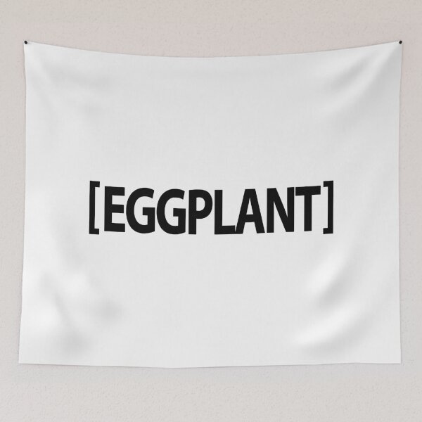 Item preview, Eggplant Emoji black designed and sold by GreenGuyTees.