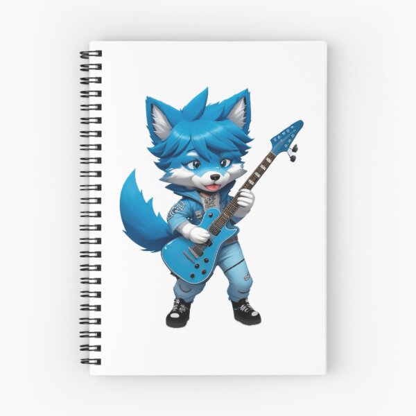 Item preview, Cool Blue wolf dog rockstar designed and sold by KorArtStudio.