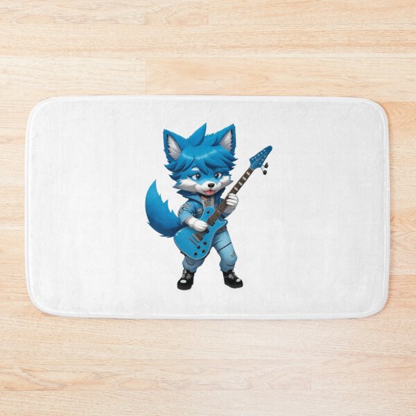 Item preview, Cool Blue wolf dog rockstar designed and sold by KorArtStudio.