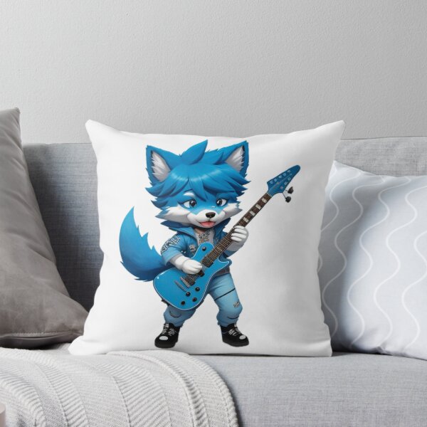 Item preview, Cool Blue wolf dog rockstar designed and sold by KorArtStudio.