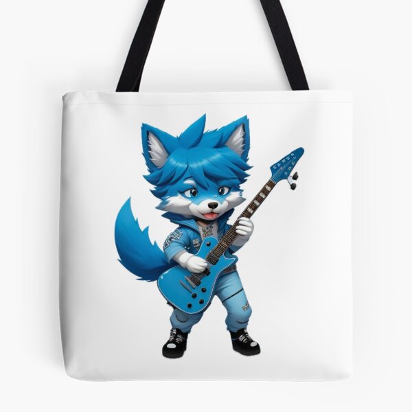 Item preview, Cool Blue wolf dog rockstar designed and sold by KorArtStudio.