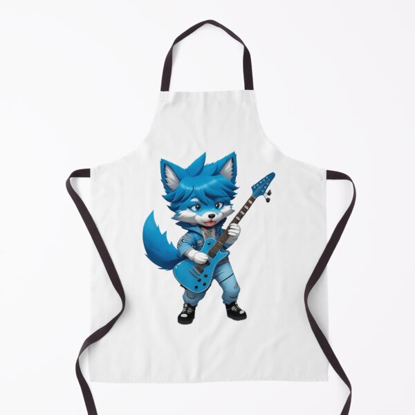 Item preview, Cool Blue wolf dog rockstar designed and sold by KorArtStudio.