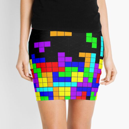 Tetris Making Tetris Fall Mini Skirt