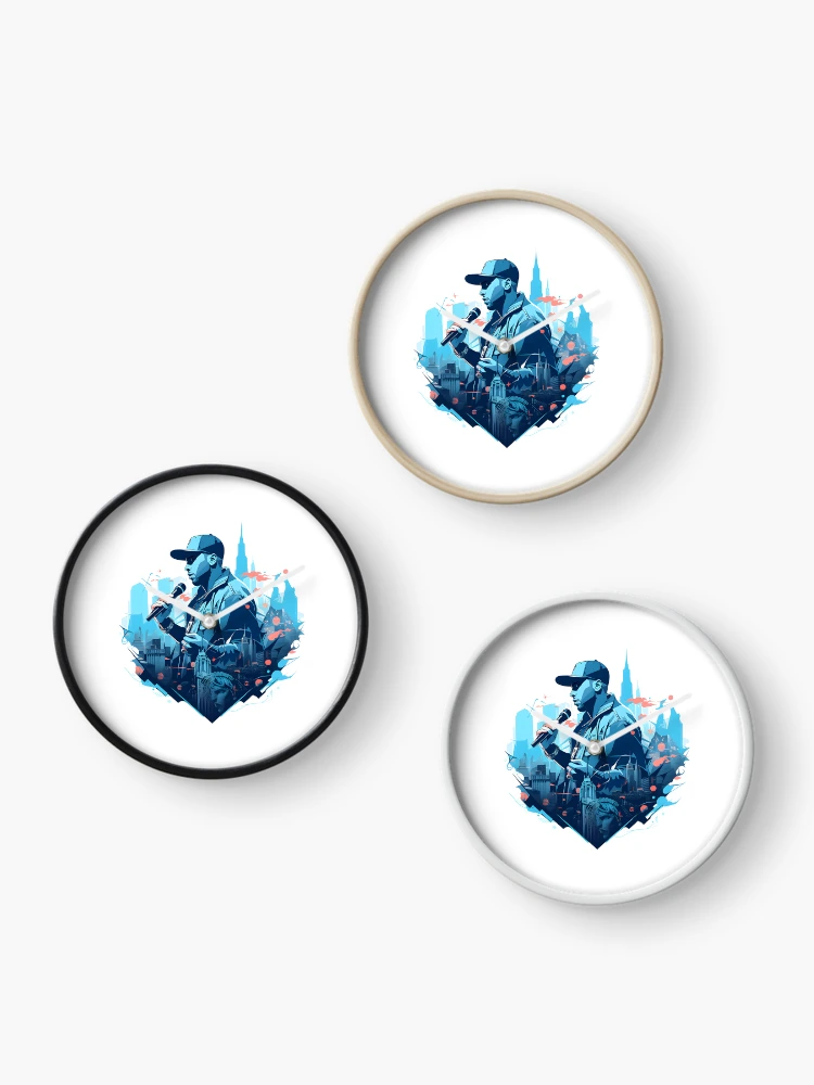Thumbnail 3 of 4, Clock, Nas Rap designed and sold by Ragil-Studio.