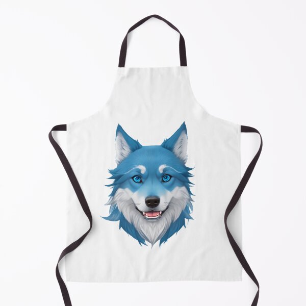 Item preview, Cool Blue wolf dog face designed and sold by KorArtStudio.