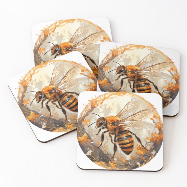 Item preview, Golden Solar Bee designed and sold by LuminousMindab.