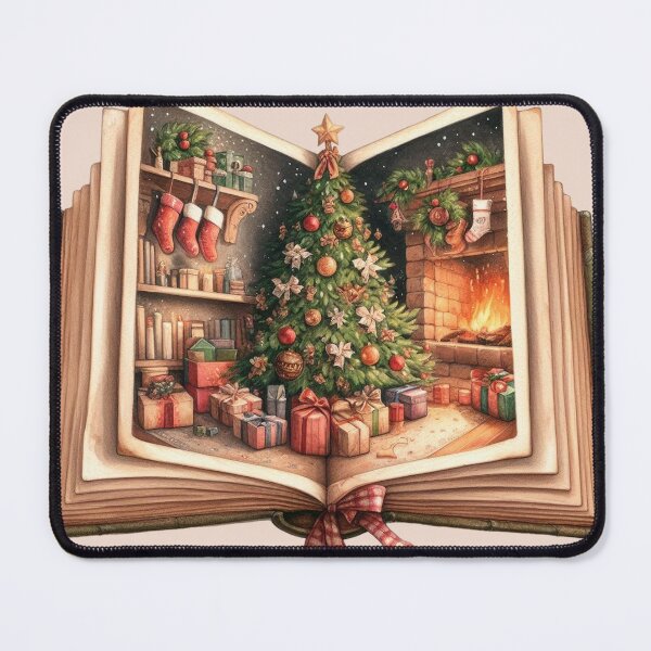 Item preview, Christmas Tree Book Christmas | Drawing Santa Digital Illustration | Merry Christmas designed and sold by FestivePalette.