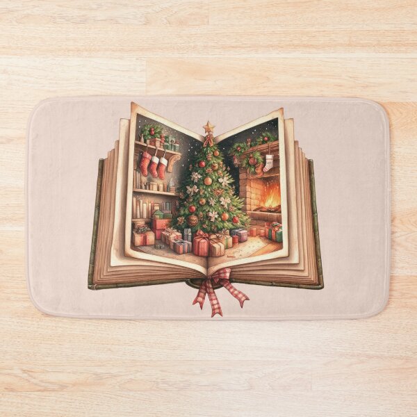 Item preview, Christmas Tree Book Christmas | Drawing Santa Digital Illustration | Merry Christmas designed and sold by FestivePalette.