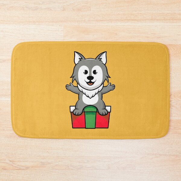 Item preview, Cute wolf in halloween cartoon illustration designed and sold by cubbone.