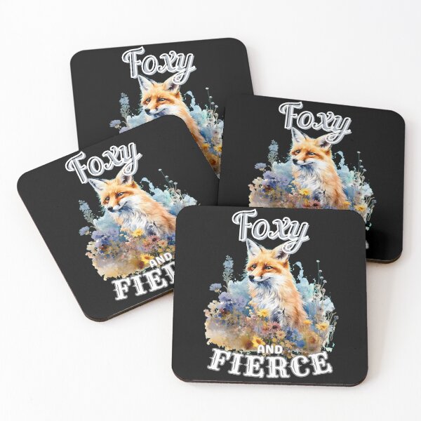 Item preview, Foxy And Fierce. fox quote designed and sold by FoxVibes.
