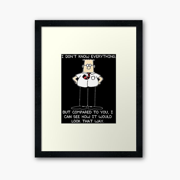 Artikel-Vorschau von Dilbert ein Dilbert ein Dilbert-Klassiker, designt und verkauft von Hamtaissm.