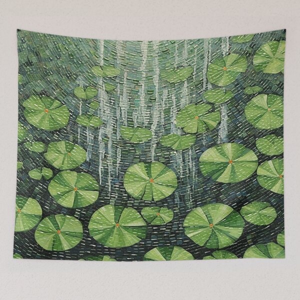 Item preview, Raindrop Mosaic: Rhythmic Ripples of Nature's Rejuvenation designed and sold by PaintbrushPlace.