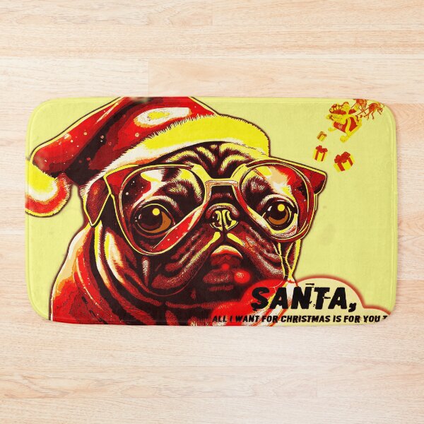 Item preview, Pug HAPPY HOLIDAYS 33 TRUMPY HOLIDAYS designed and sold by RedBluffTraders.