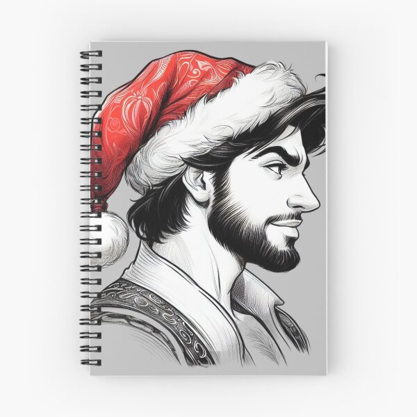 Artikelvorschau, Aladdin Fan Art mit Weihnachtsmütze als Weihnachtsmann Aladdin | Niedlicher Aladdin-Weihnachtsmann. Heiße Aladdin-Christnas-Fan-Kunst entworfen und verkauft von FestivePalette.