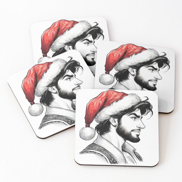 Item preview, Aladdin Fan Art with Santa hat as Santa Claus Aladdin | Cute Aladdin Santa Claus Hot Aladdin Christnas Fan Art designed and sold by FestivePalette.