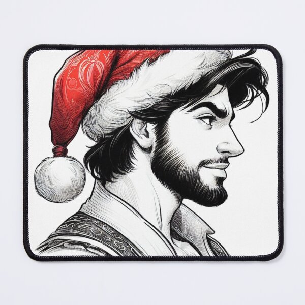 Item preview, Aladdin Fan Art with Santa hat as Santa Claus Aladdin | Cute Aladdin Santa Claus Hot Aladdin Christnas Fan Art designed and sold by FestivePalette.