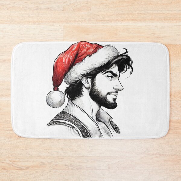 Item preview, Aladdin Fan Art with Santa hat as Santa Claus Aladdin | Cute Aladdin Santa Claus Hot Aladdin Christnas Fan Art designed and sold by FestivePalette.