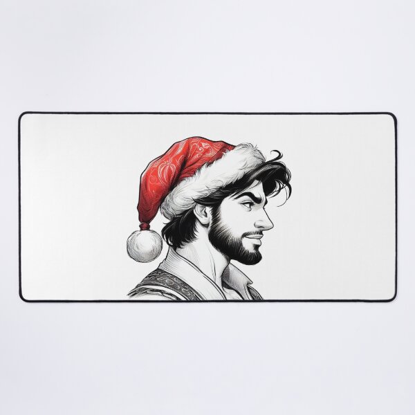 Item preview, Aladdin Fan Art with Santa hat as Santa Claus Aladdin | Cute Aladdin Santa Claus Hot Aladdin Christnas Fan Art designed and sold by FestivePalette.