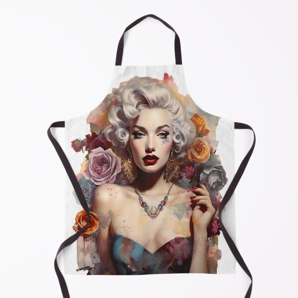 Item preview, Beautiful Blonde Girl with Flowers in Abstract Picture designed and sold by Herlin23.