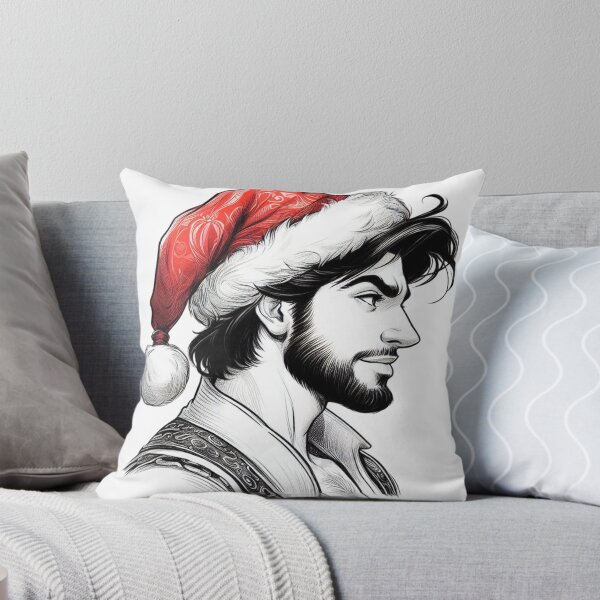 Artikelvorschau, Aladdin Fan Art mit Weihnachtsmütze als Weihnachtsmann Aladdin | Niedlicher Aladdin-Weihnachtsmann. Heiße Aladdin-Christnas-Fan-Kunst entworfen und verkauft von FestivePalette.