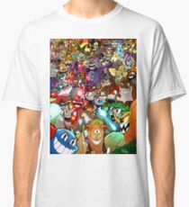 Cuphead Poster + Color Classic T-Shirt