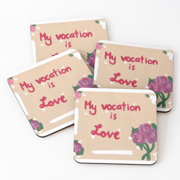 Item preview, My vocation is love designed and sold by GroovyCatholic.