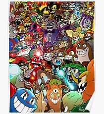 Cuphead Poster + Farbe Poster
