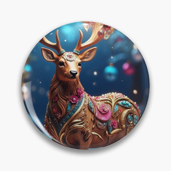 Item preview, Beautiful Deer Xmas Image designed and sold by RevolveData.
