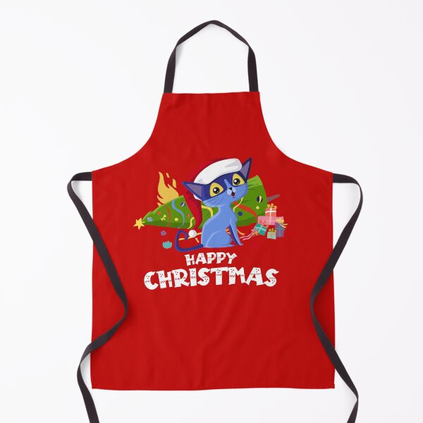 Item preview, Funny Christmas cat present (on dark colors) designed and sold by messy-nessie.