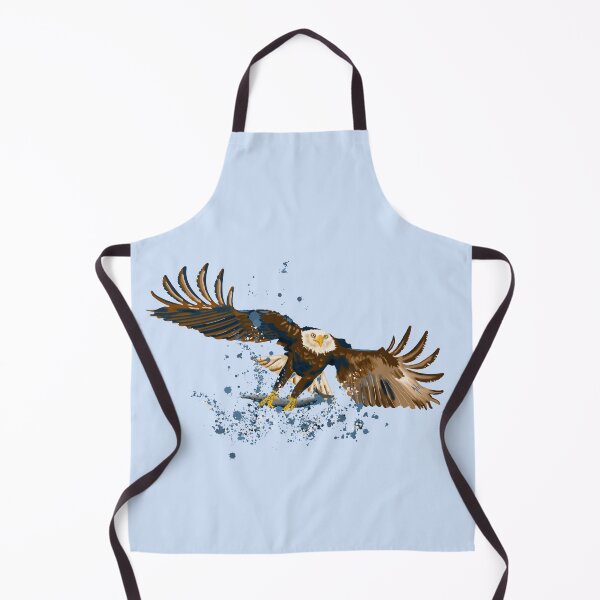 Item preview, Flying Bald Eagle with Fish designed and sold by NicoleFehrArt.