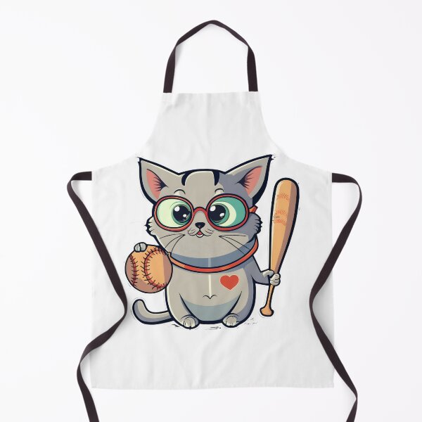 Item preview, The Baseball cat designed and sold by SabyDigitalArt.