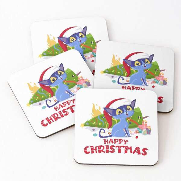Item preview, Funny Christmas cat present (on light colors) designed and sold by messy-nessie.