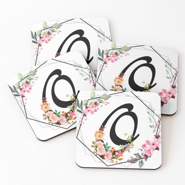 Item preview, Letter O monogram flowers designed and sold by OmikronStore.