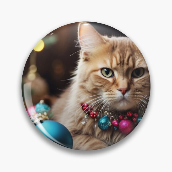 Item preview, Cat Xmas Ornament designed and sold by RevolveData.