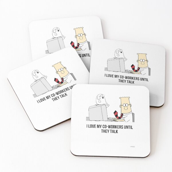 Item preview, Dilbert I love my co-workers until they talk designed and sold by Hamtaissm.