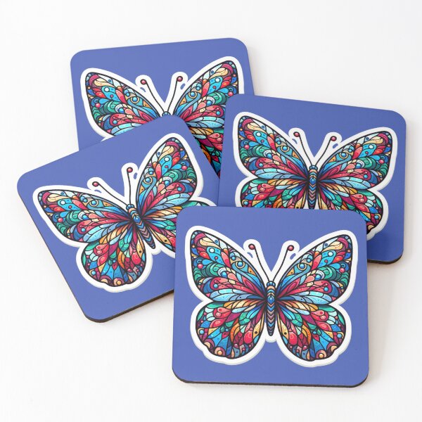 Item preview, Stained Glass Butterfly designed and sold by NeatSplash.
