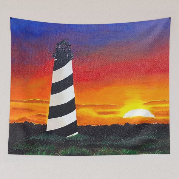 Item preview, Cape Hatteras Lighthouse Painting designed and sold by TeraiNB.