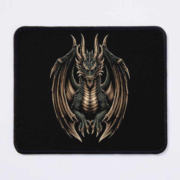 Item preview, Majestic Emerald Dragon - Fantasy Art T-Shirt designed and sold by RyanBelandres.