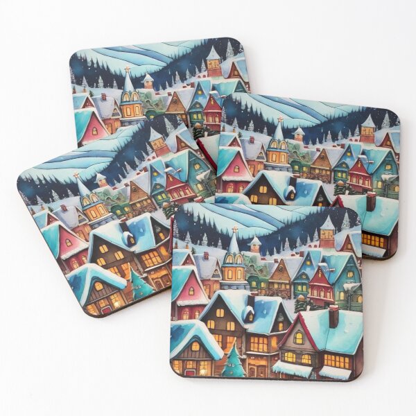 Item preview, Christmas Town designed and sold by ArTeaCupcake.