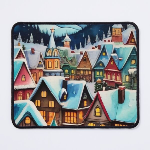 Item preview, Christmas Town designed and sold by ArTeaCupcake.
