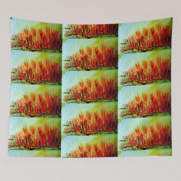 Item preview, burning bushes designed and sold by MoreGoodArt.