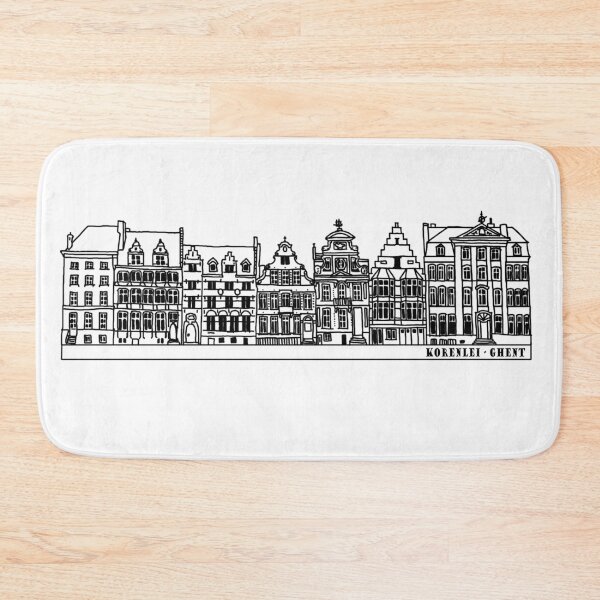 Item preview, Ghent Korenlei Drawing Lineart designed and sold by reujken.